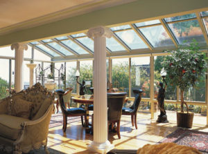 Straight sunroom style for Northwest Arkansas